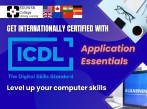 ICDL Application Essentials 2026-02-27<br>Fri 6.00-8.00pm. Starts Fri 27th Feb 2026