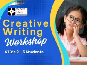 Creative Writing <br><strong><font color="#ff0000">Standards 2 to 5 <br>Wed & Thur 9.00-11.00am. <br>Starts Wed 16th July 2025</font></strong>