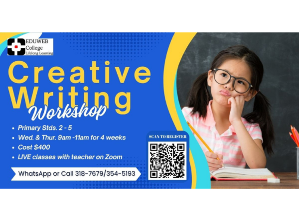 Creative Writing Workshop (Standards 2 to 5) resized for Webpage